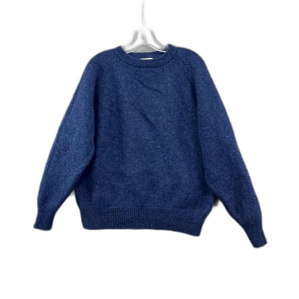 Harbour Classics Wool Sweater Men XL Blue Raglan Sleeve Gorpcore Academia Grunge